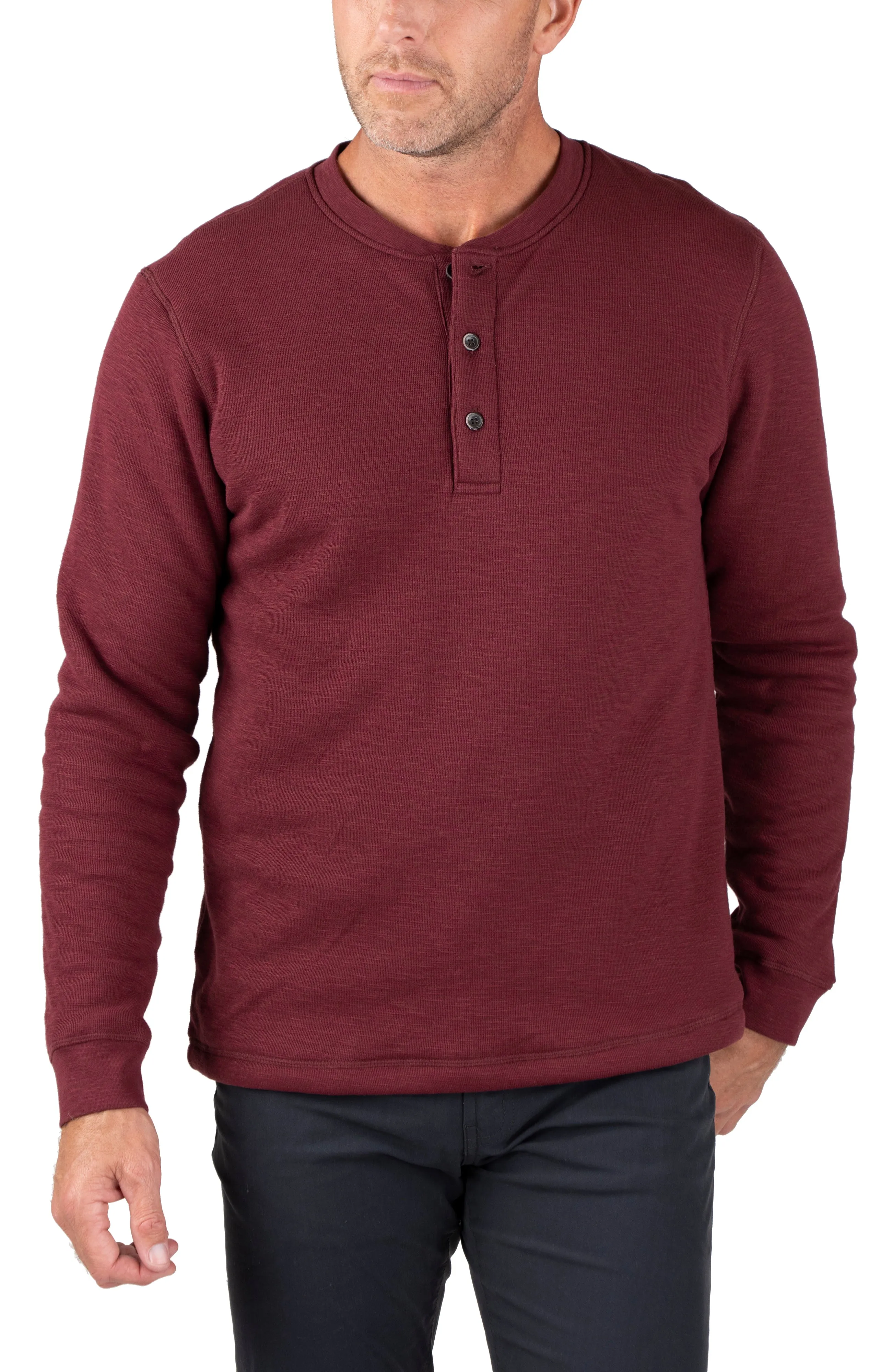 Airotec® Waffle Henley with Sherpa Lining