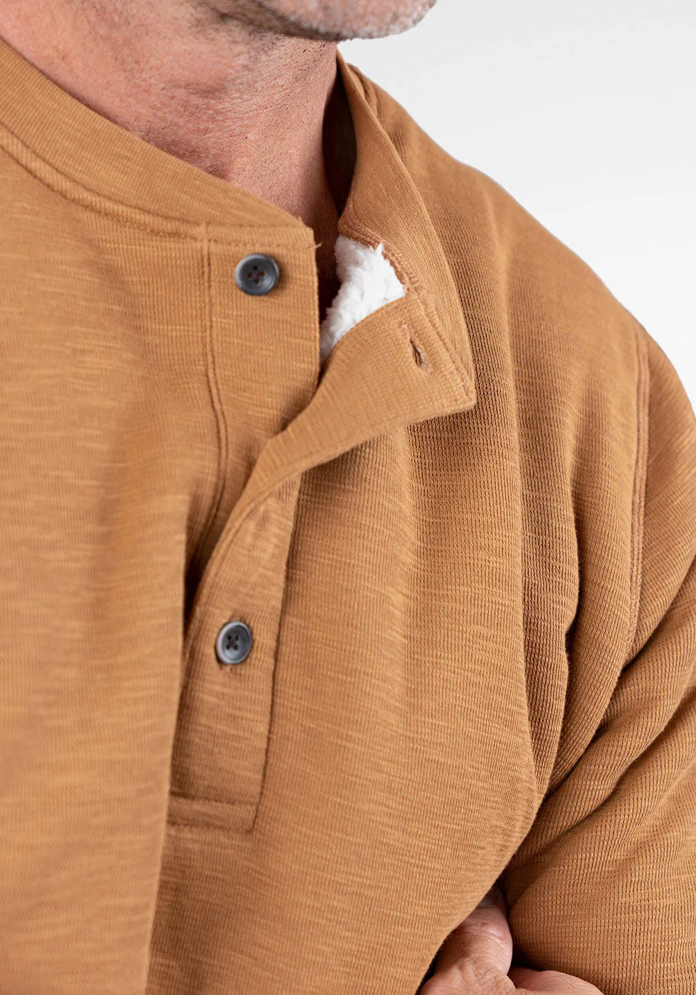 Airotec® Waffle Henley with Sherpa Lining