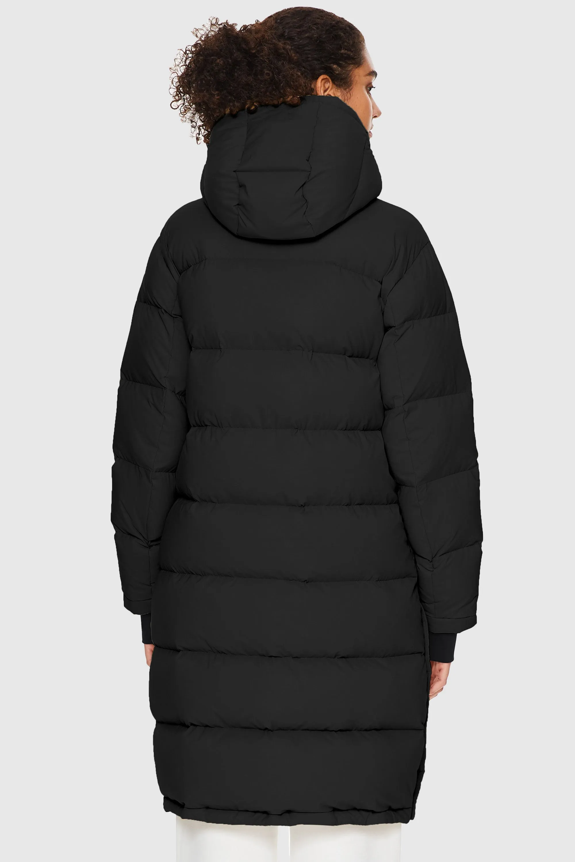 Aurora Long Detachable Hooded Down Jacket