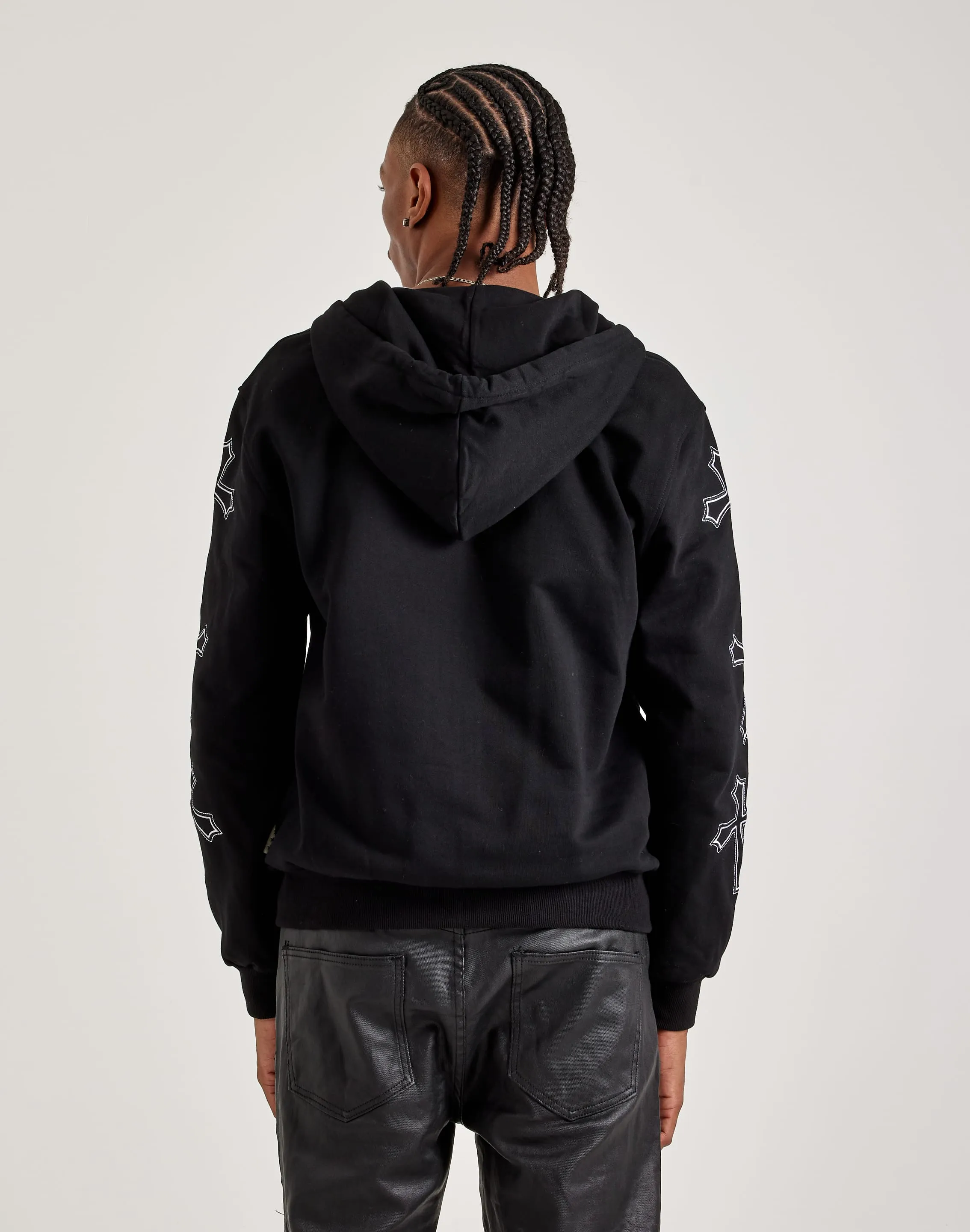 BKYS Skull Face Full-Zip Hoodie