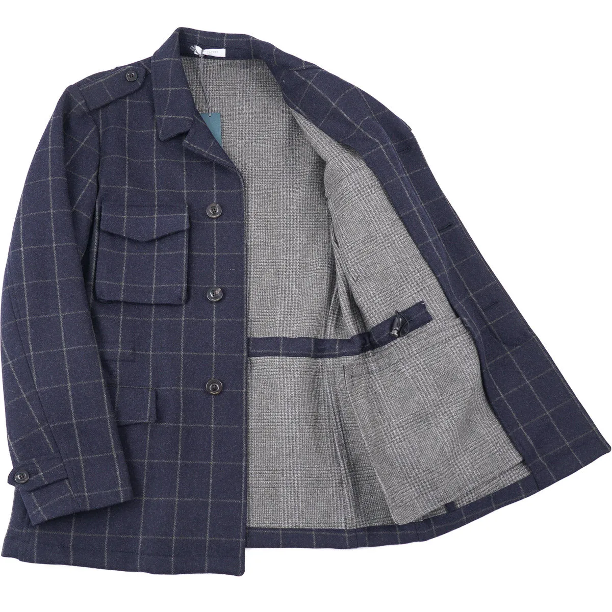 Boglioli Brushed Flannel Wool Field Jacket