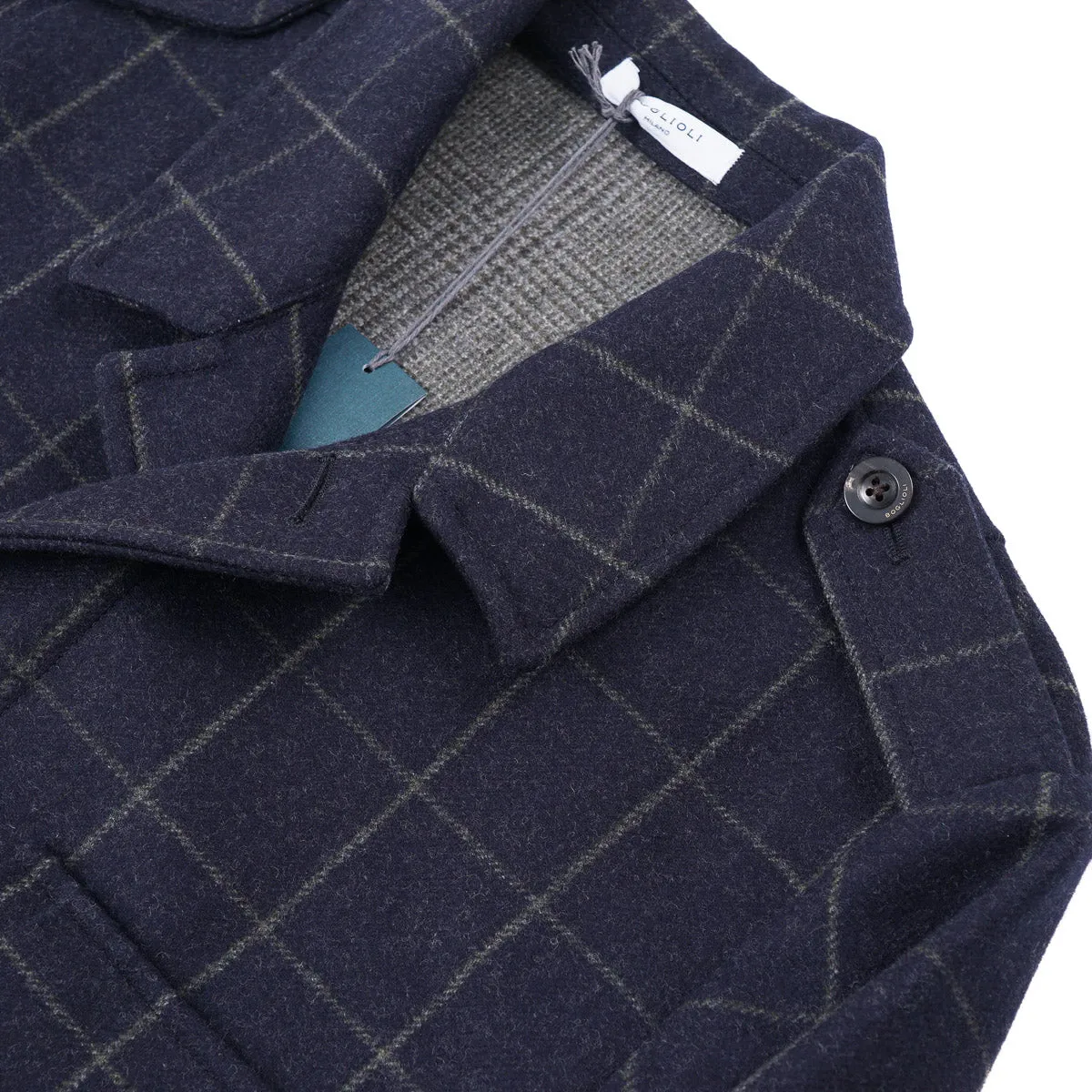 Boglioli Brushed Flannel Wool Field Jacket