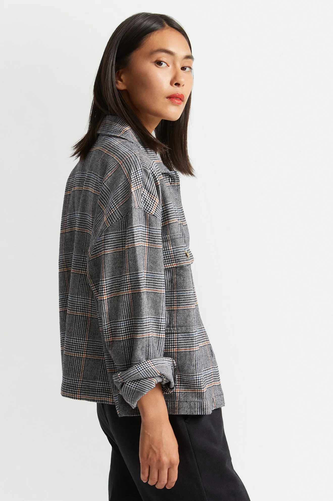 Bowery Women's L/S Flannel - Black