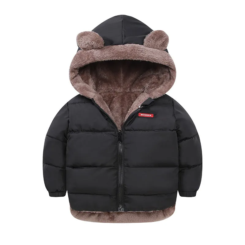 Boy's Cotton-padded Winter Jacket, Children's Cotton-padded Jacket, Double-sided Wear