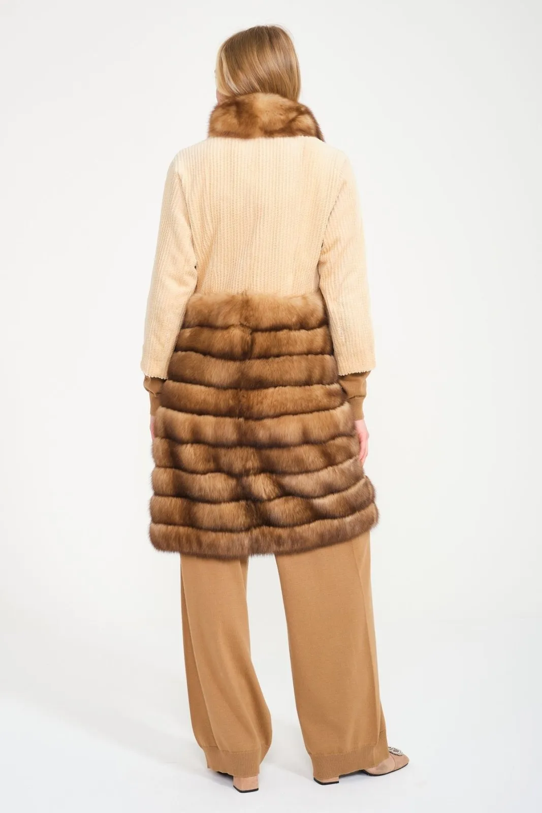 Brown Sable & Mink Coat