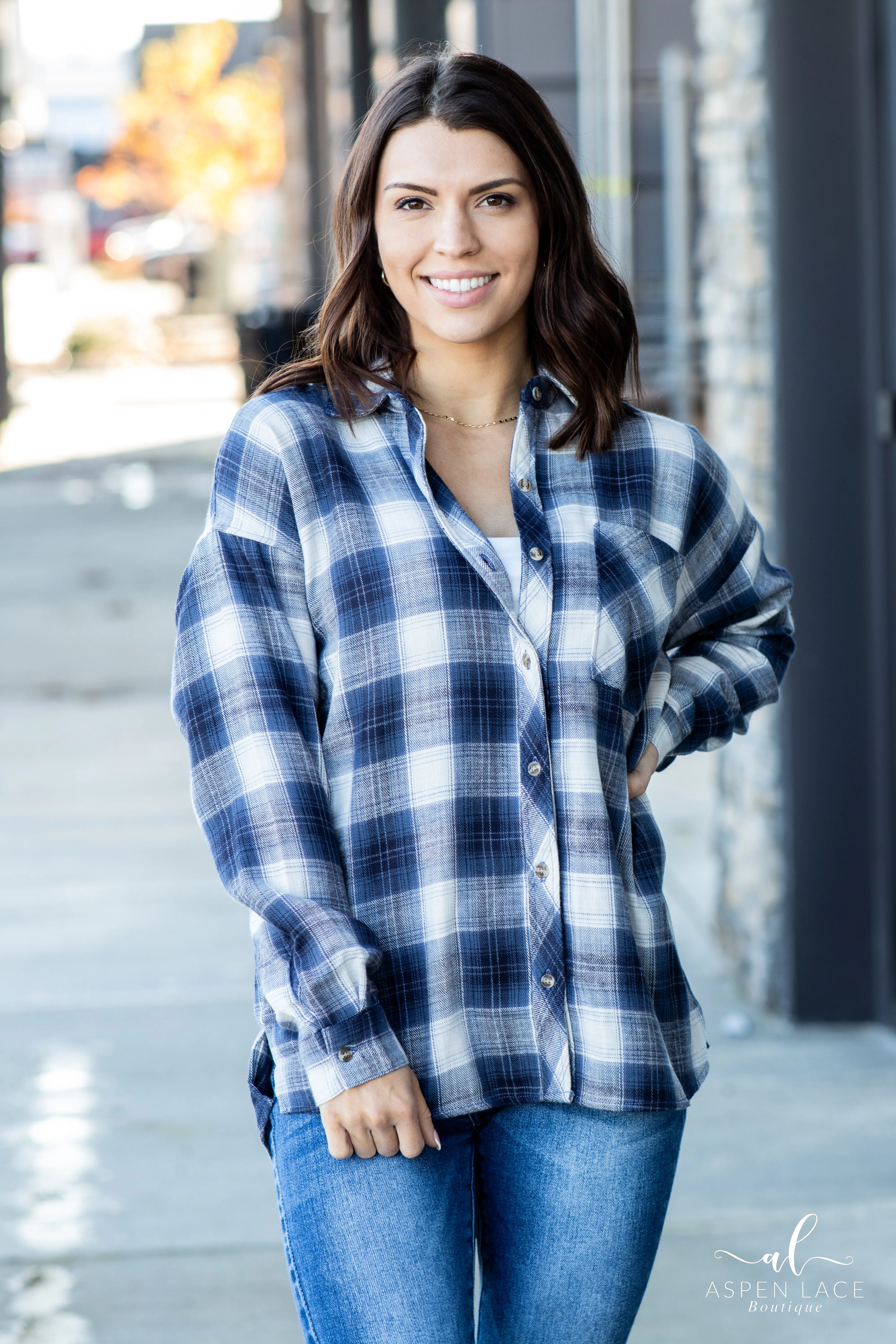 Cayla Flannel (Blue)