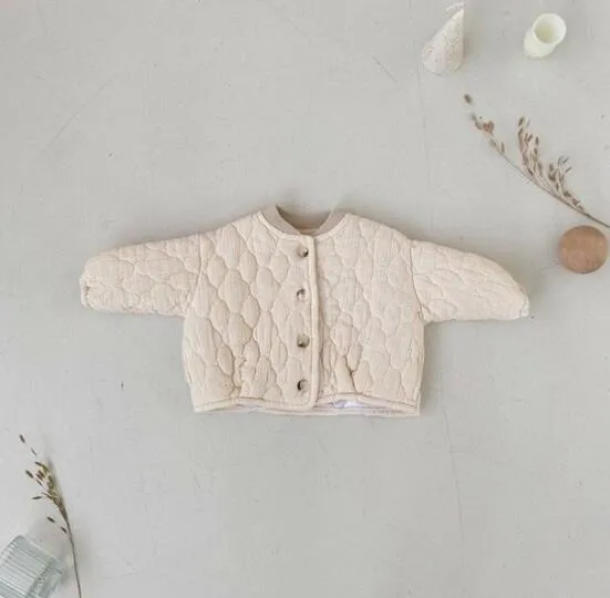 Children's Quilted Cotton Fleece Coat