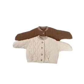 Children's Quilted Cotton Fleece Coat