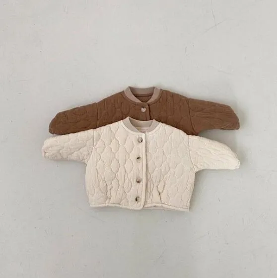 Children's Quilted Cotton Fleece Coat