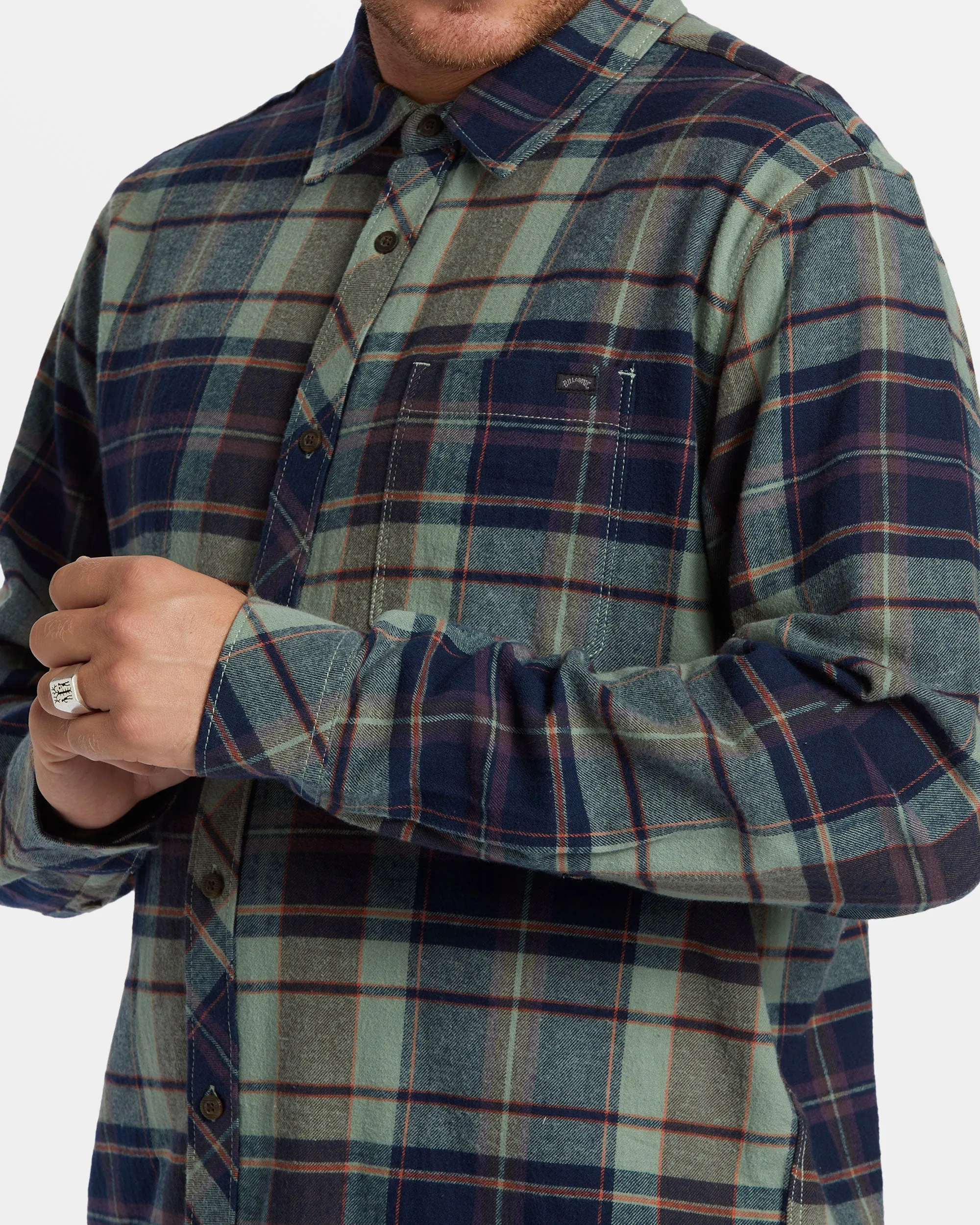 Coastline Flannel Shirt - Fern