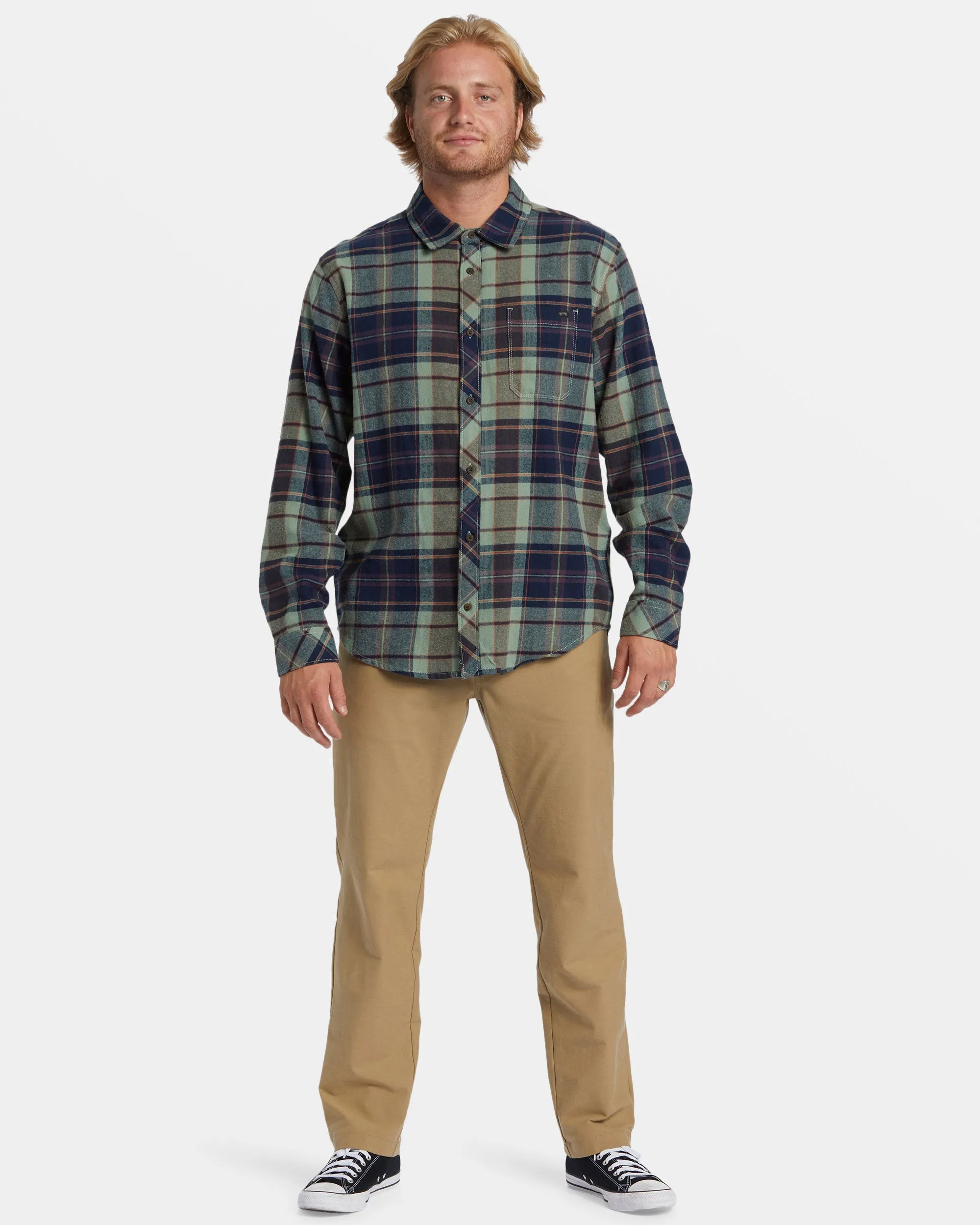 Coastline Flannel Shirt - Fern