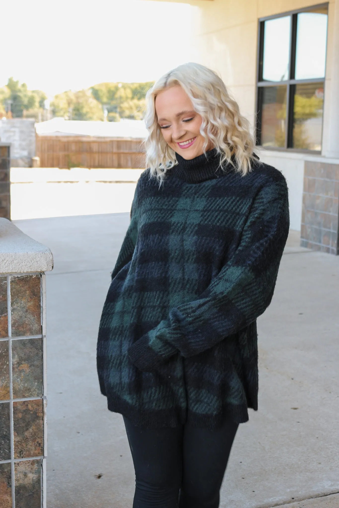 Cozy Spirit Cara Plaid Sweater -2 Colors