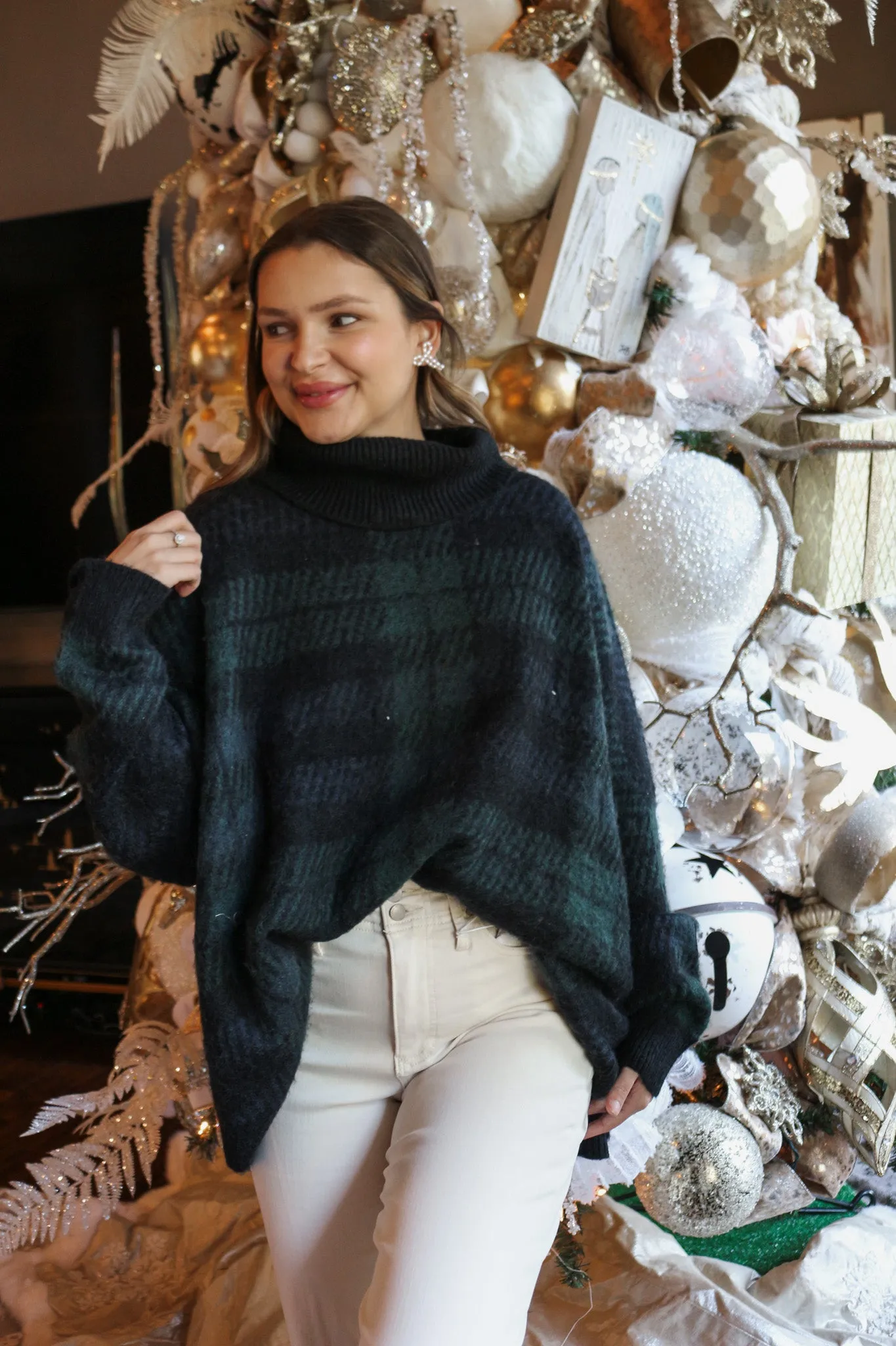 Cozy Spirit Cara Plaid Sweater -2 Colors