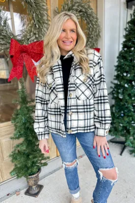 *DOORBUSTER* Bolton Long Sleeve Plaid Coat [S-3X] (FINAL SALE)