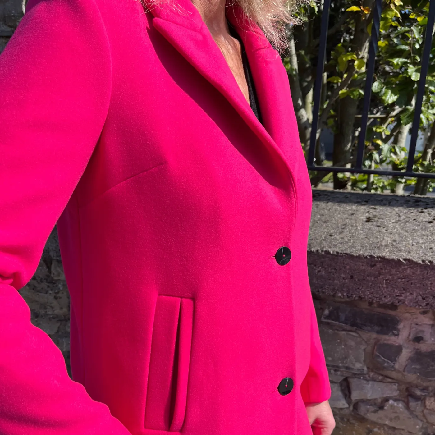 Eva Kayan Fuchsia Coat