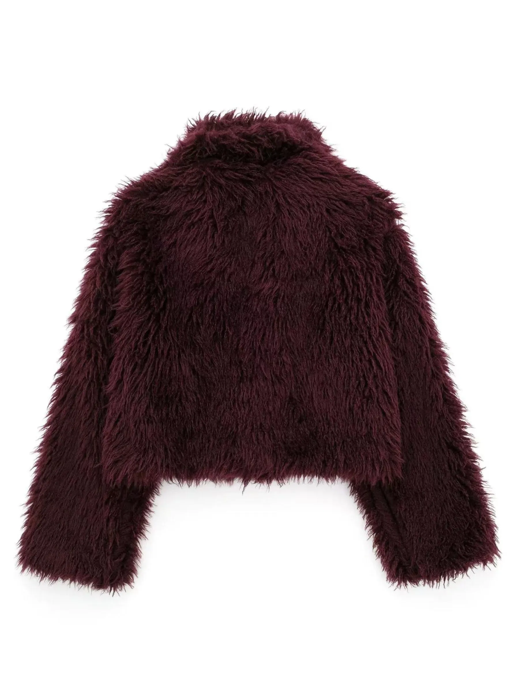 Fashionkova Milana Faux Fur Crop Jacket