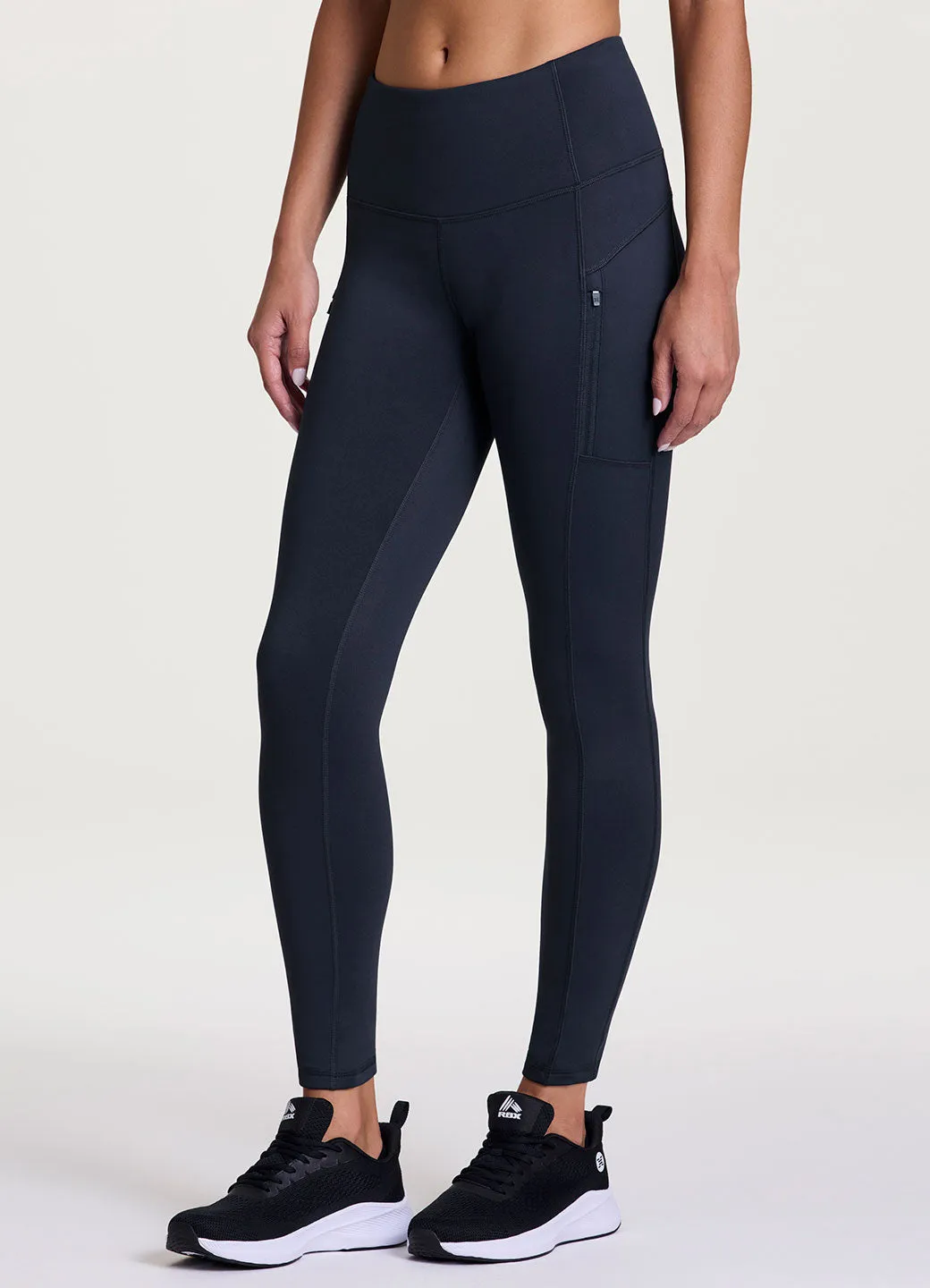 Fleece Lined Zip Pocket Legging