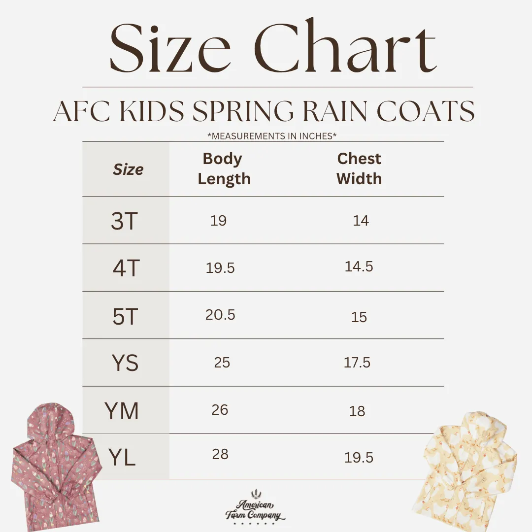 Garden Rain Coat - Kids