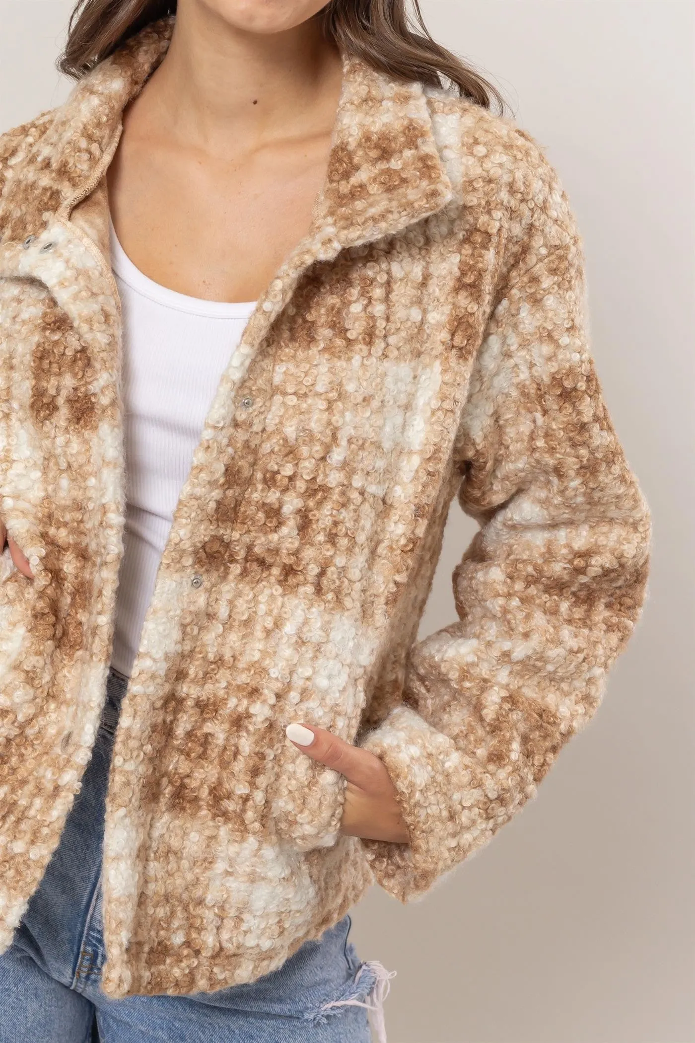 Golden Glow Boucle Jacket