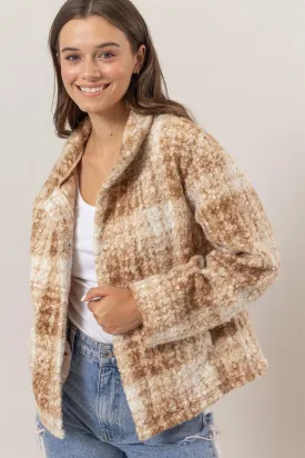 Golden Glow Boucle Jacket