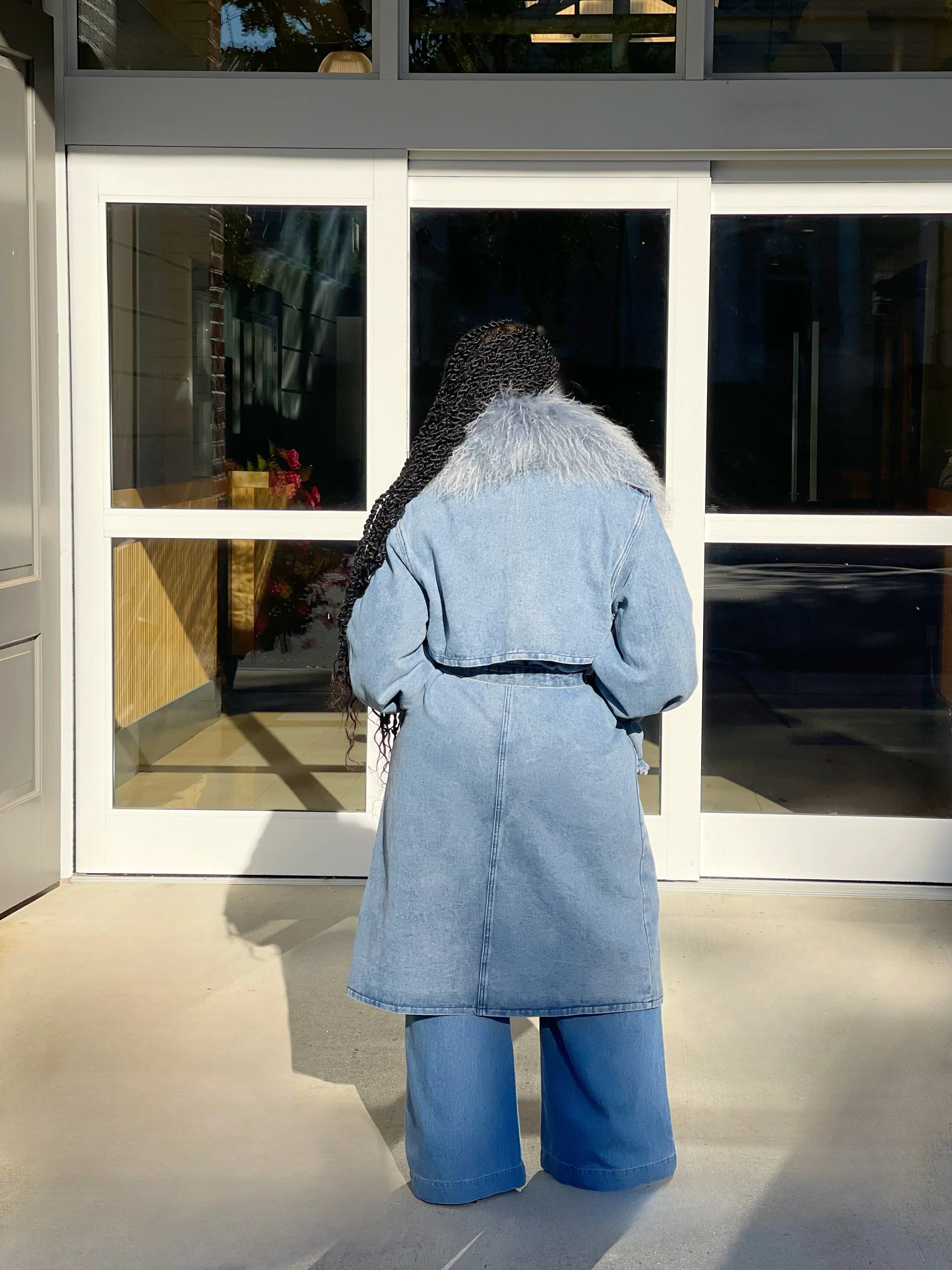 Kena Denim Trench