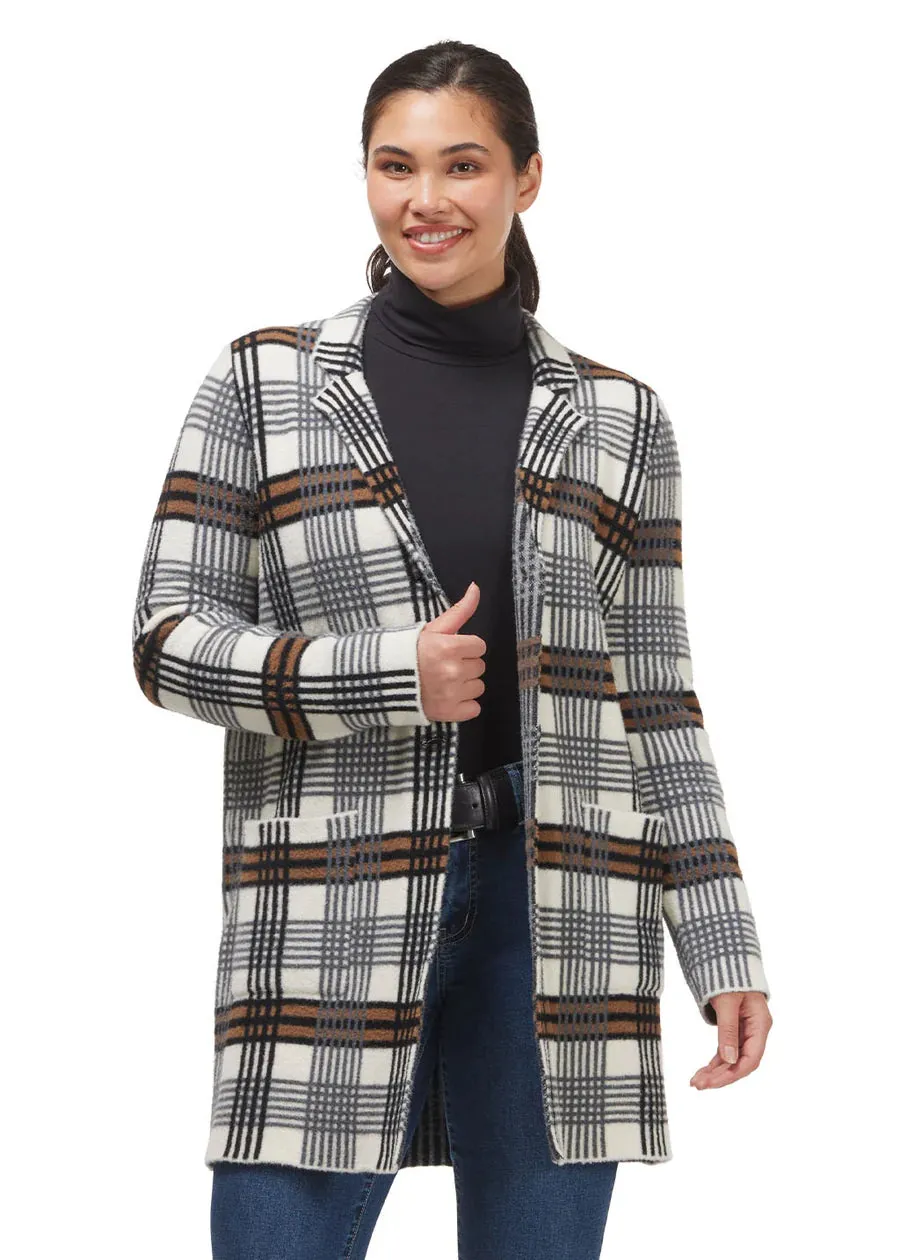 Kerrit's Plaid Sweater Jacket