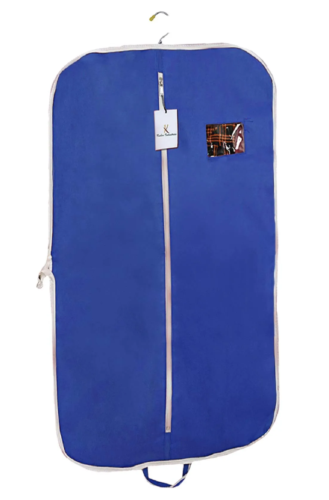 Kuber Industries 9 Pieces Foldable Non Woven Men's Coat Blazer Suit Cover (Royal Blue) -CTKTC41475