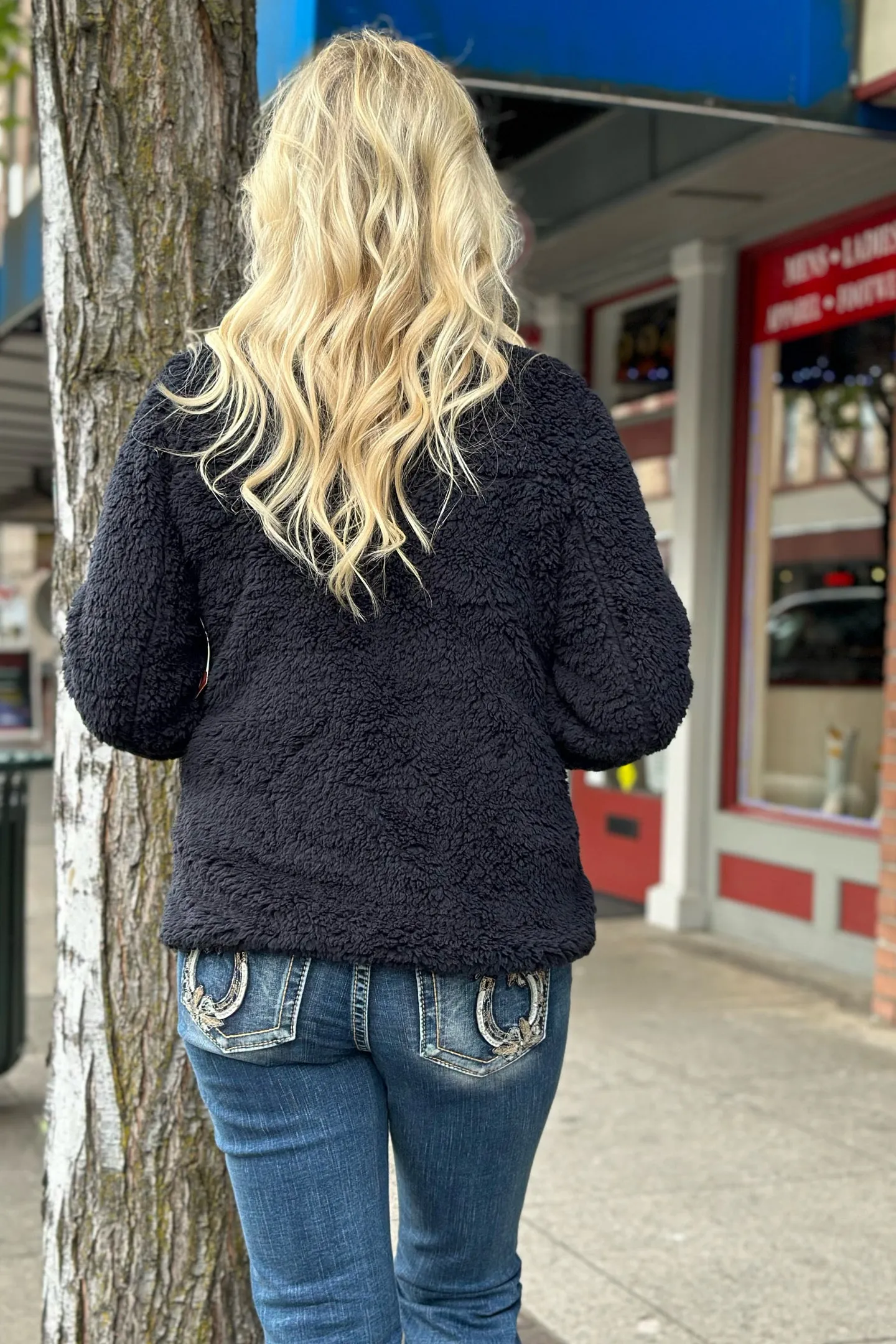 Ladies "Oh So Cozy" Fuzzy Full Zip Jacket