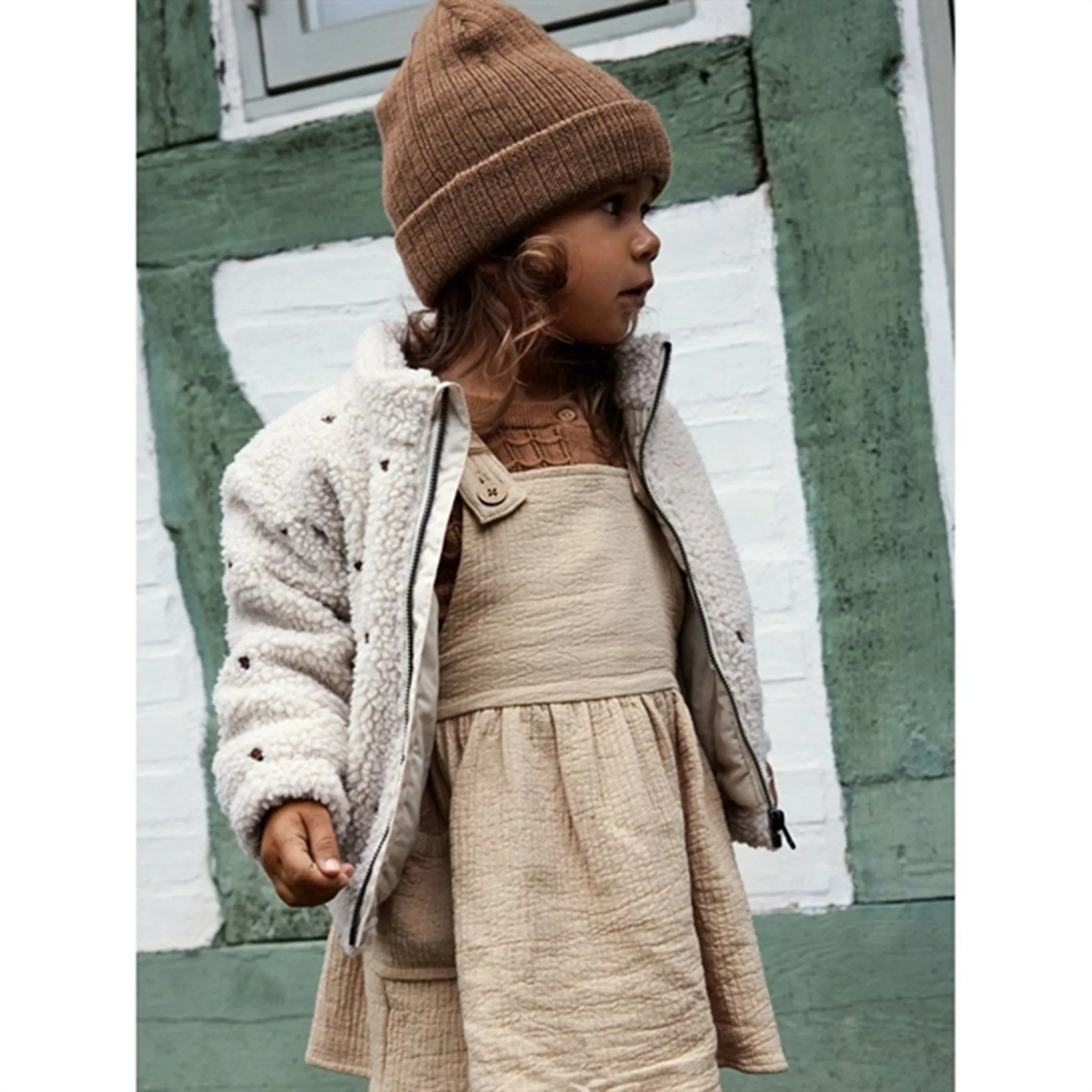 Lil'Atelier Fog Nalo Sherpa Loose Jacket