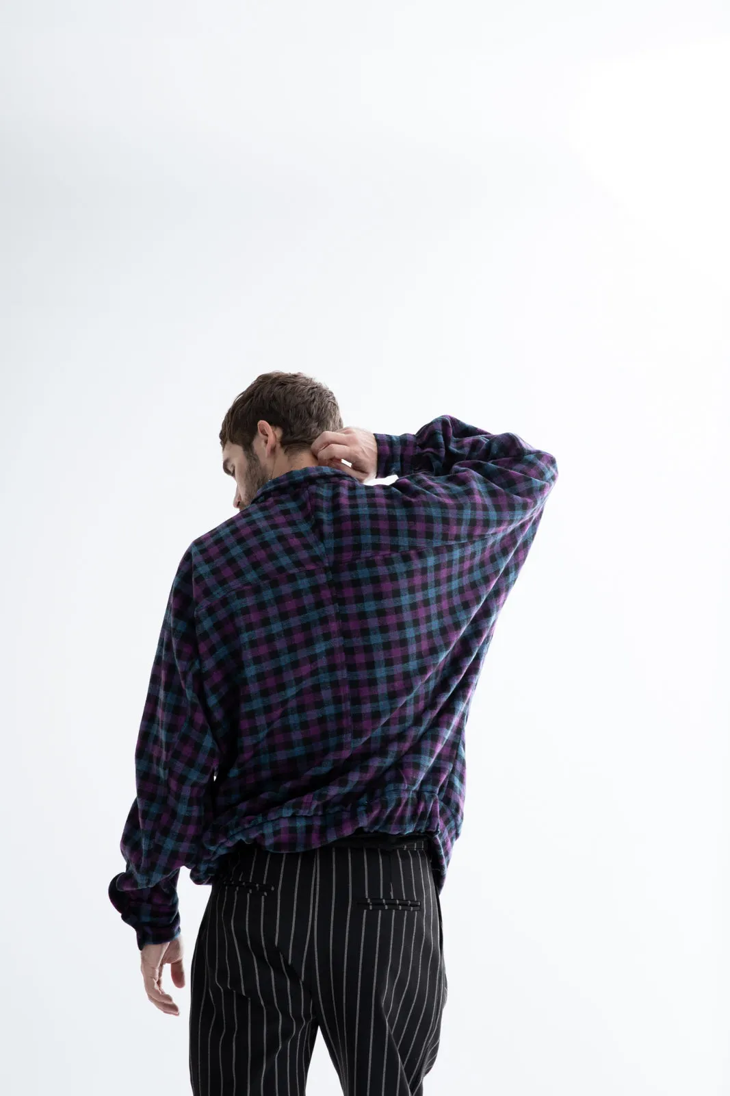 Mahaba Jacket Plaid Purple