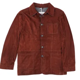 Manto Flannel-Lined Nappa Suede Jacket