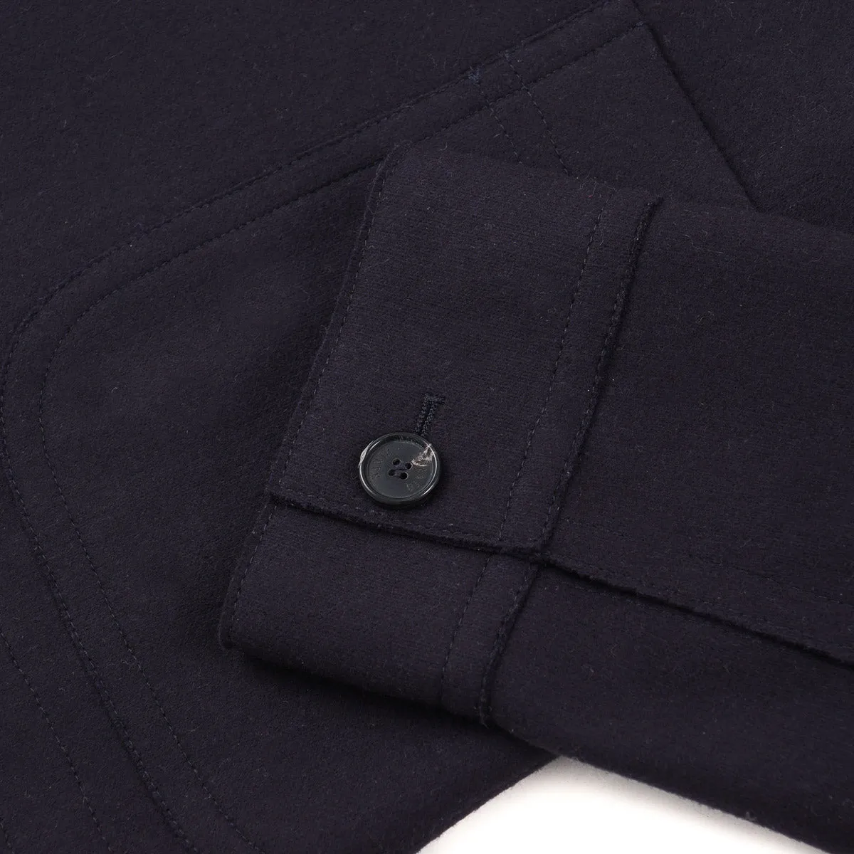 Manto Wool-Cashmere Jacket with Knit Collar