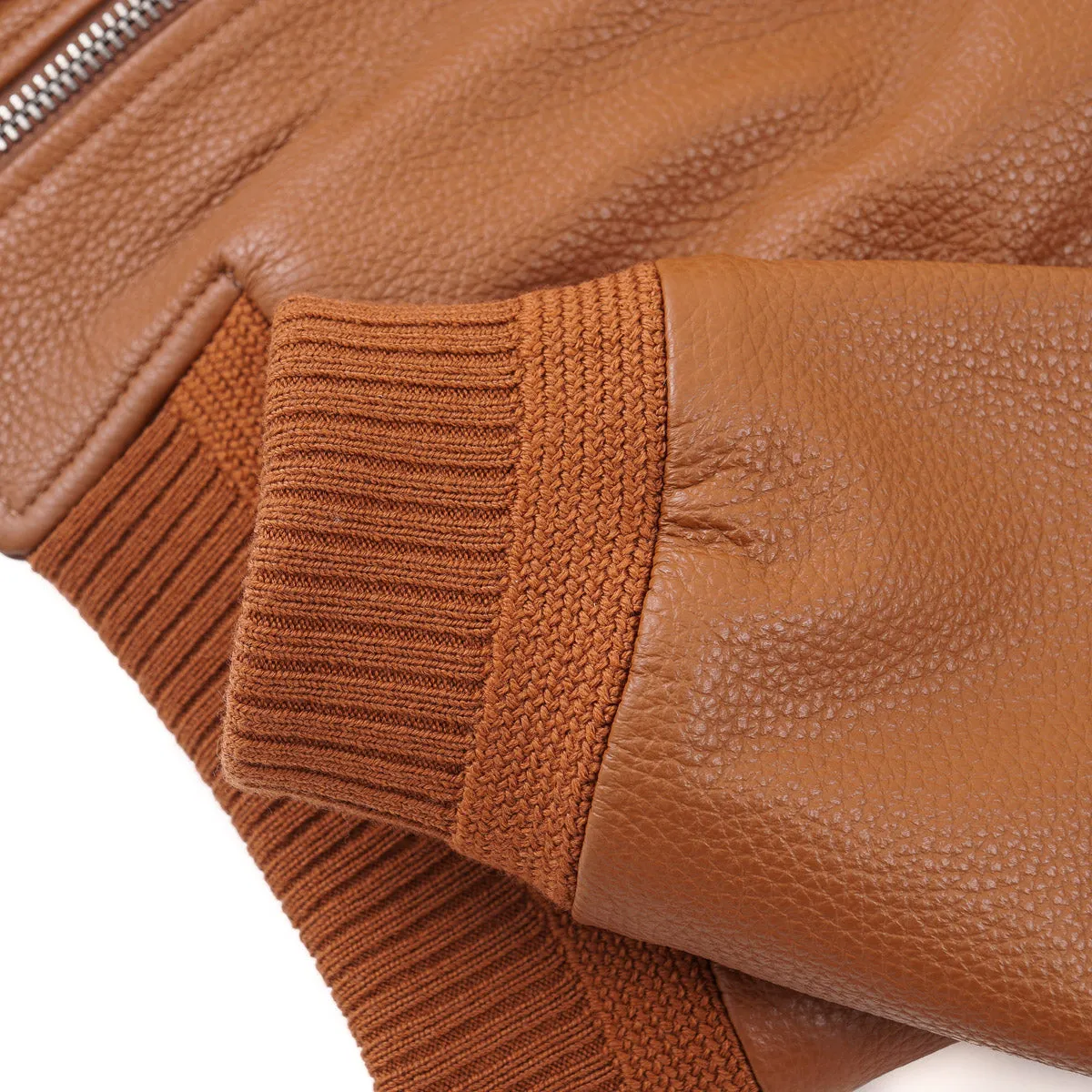 Manto Wool-Lined Deerskin Leather Jacket