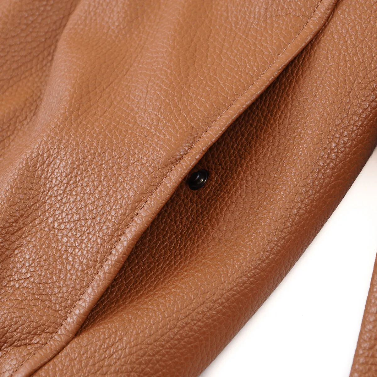 Manto Wool-Lined Deerskin Leather Jacket