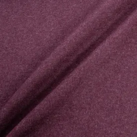 Mauve & Deep Red Double Faced Wool Jersey