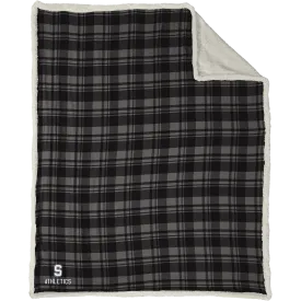 Midd South Athletics Flannel Sherpa Blanket