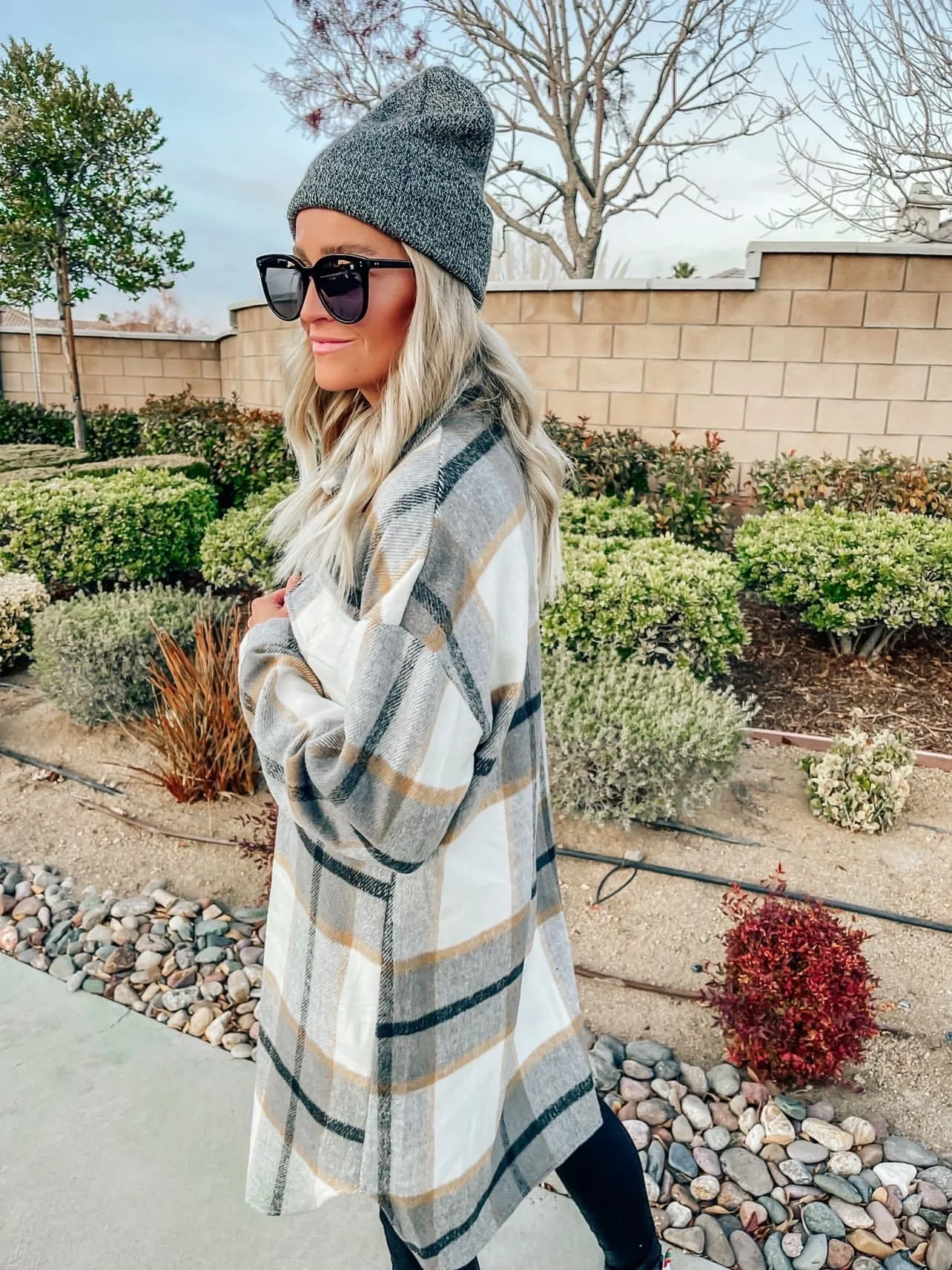 Natalie Long Plaid Shacket