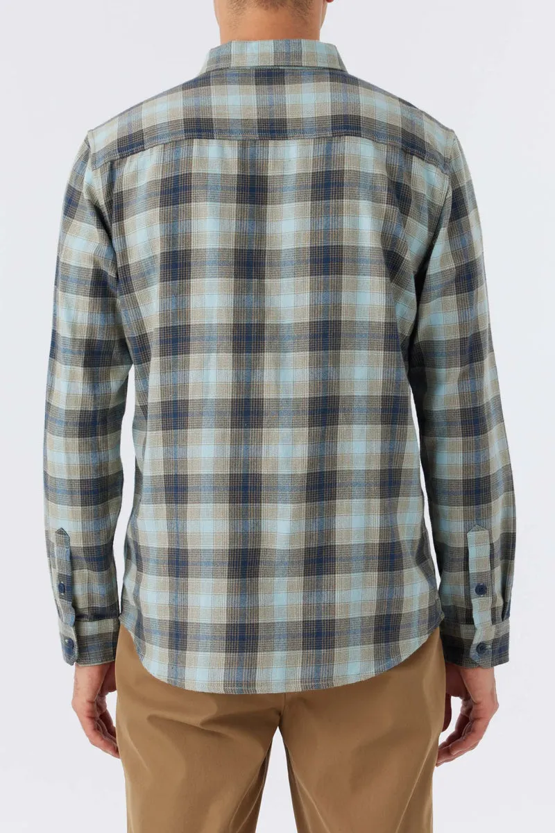 O'Neill Prospect Flannel L/S Shirt-Dust Blue