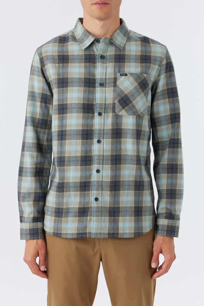 O'Neill Prospect Flannel L/S Shirt-Dust Blue