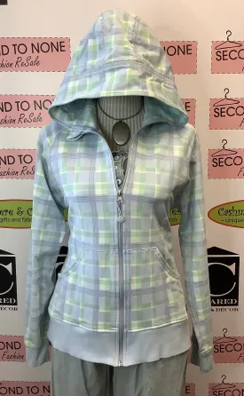 Pastel Plaid Hoodie (Size M)