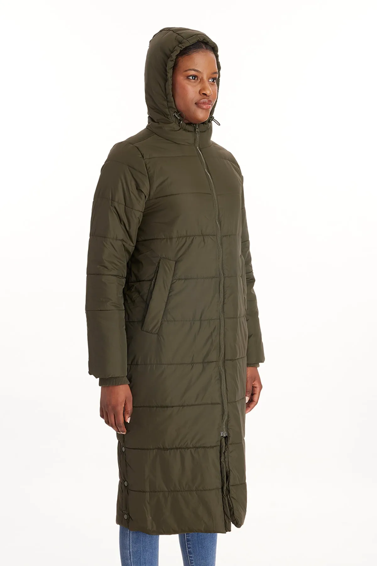 Penelope 3 in 1 Long Puffer maternity Coat