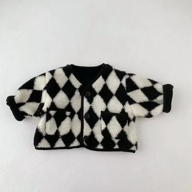 Plaid Warm Fleece Jacket