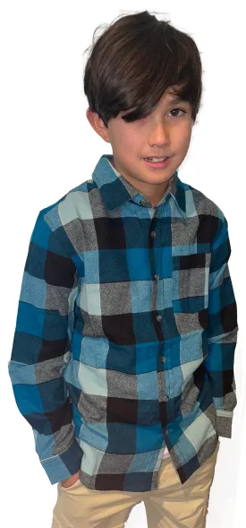 PORTSMITH FLANNEL SHIRT - BOYS