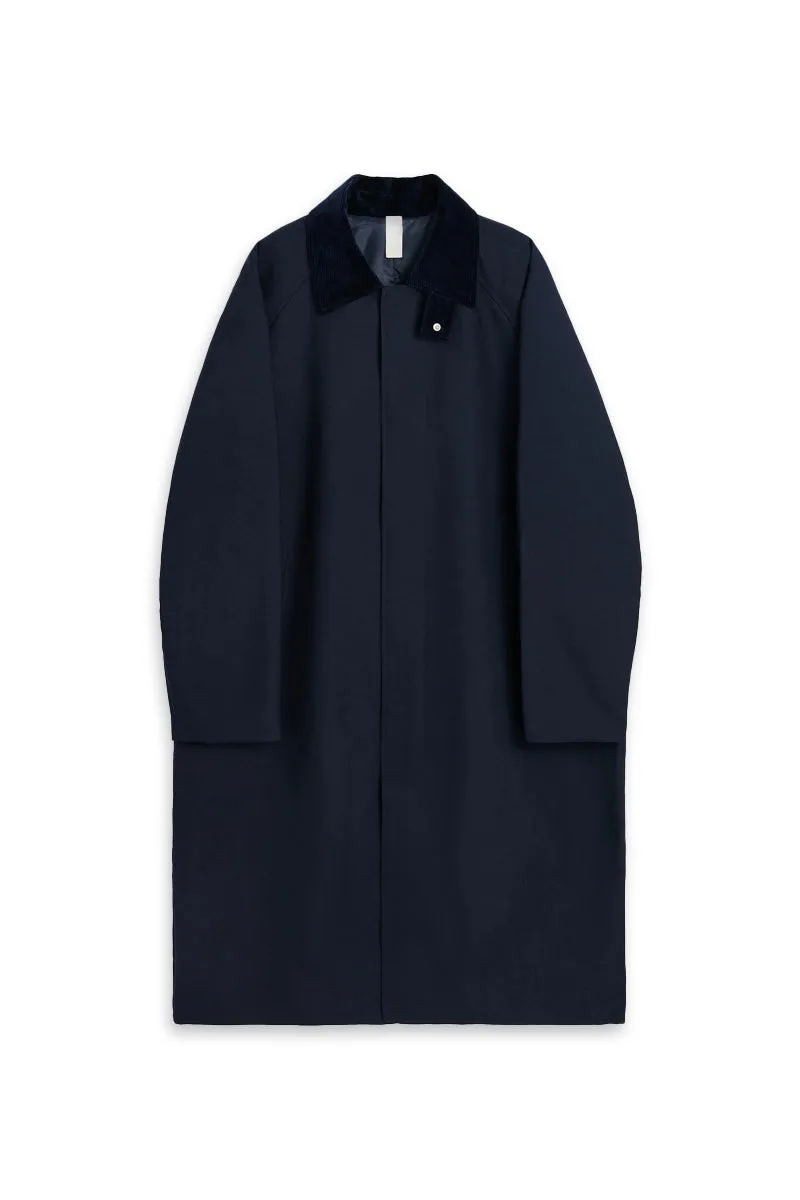 Raglan Coat - Navy