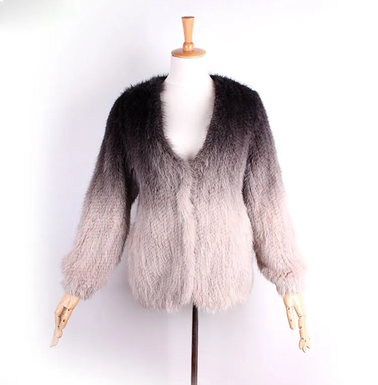 Real Mink Fur Coat Jacket Overcoat Womens' Dress Ladies' Dress Winter Coat Garment Top Dress FS13054