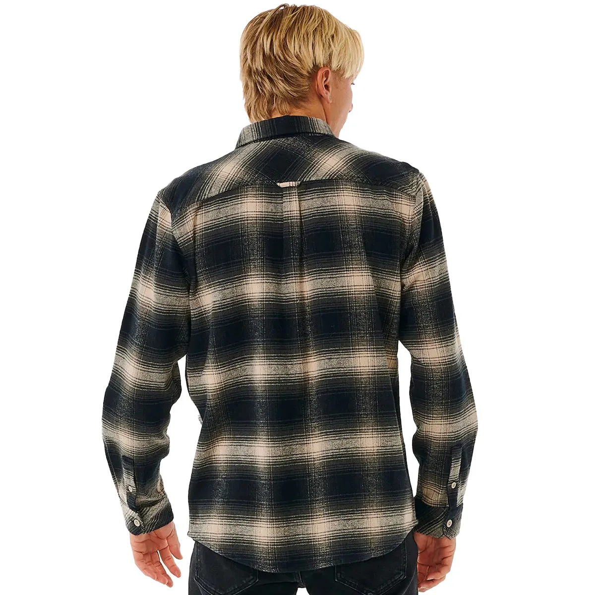 Rip Curl Count Long Sleeve Button-Up Flannel Shirt