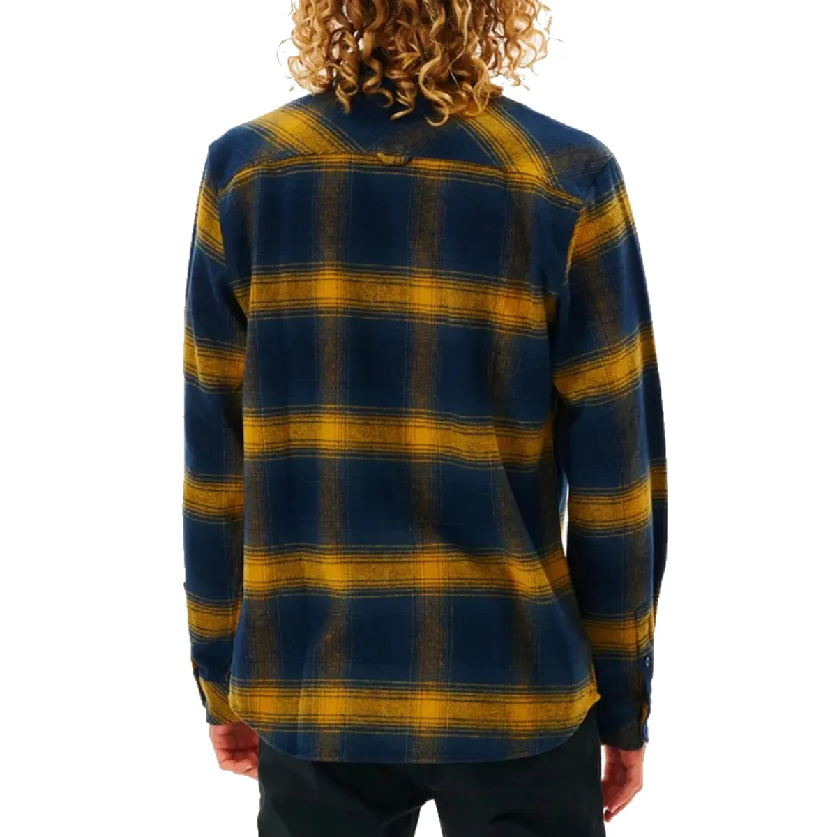 Rip Curl Count Long Sleeve Button-Up Flannel Shirt