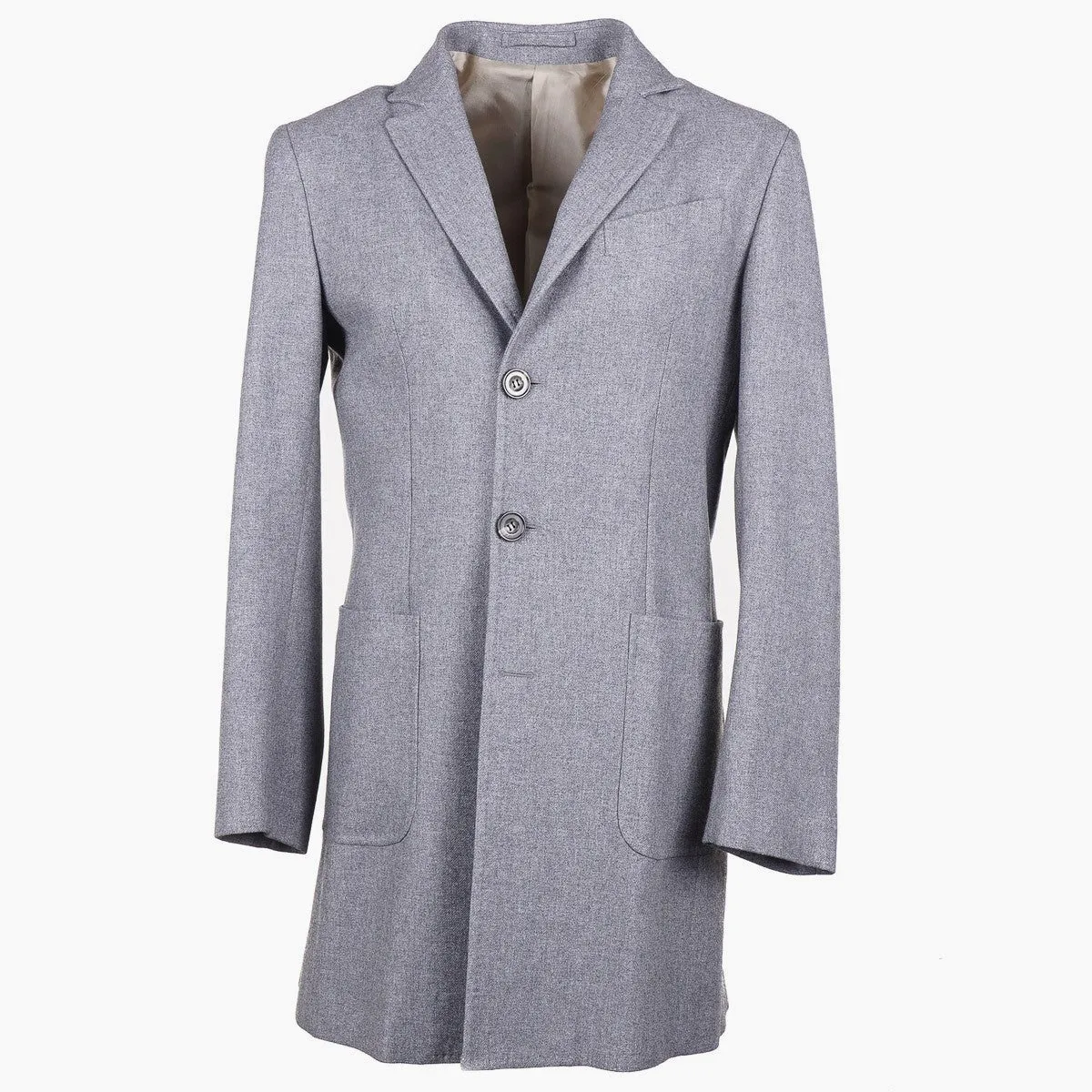 Sartorio Techno Flannel Cashmere Overcoat