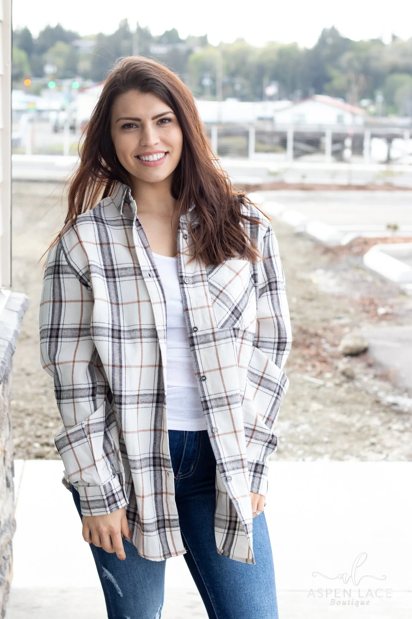 Serina Flannel (Bone)