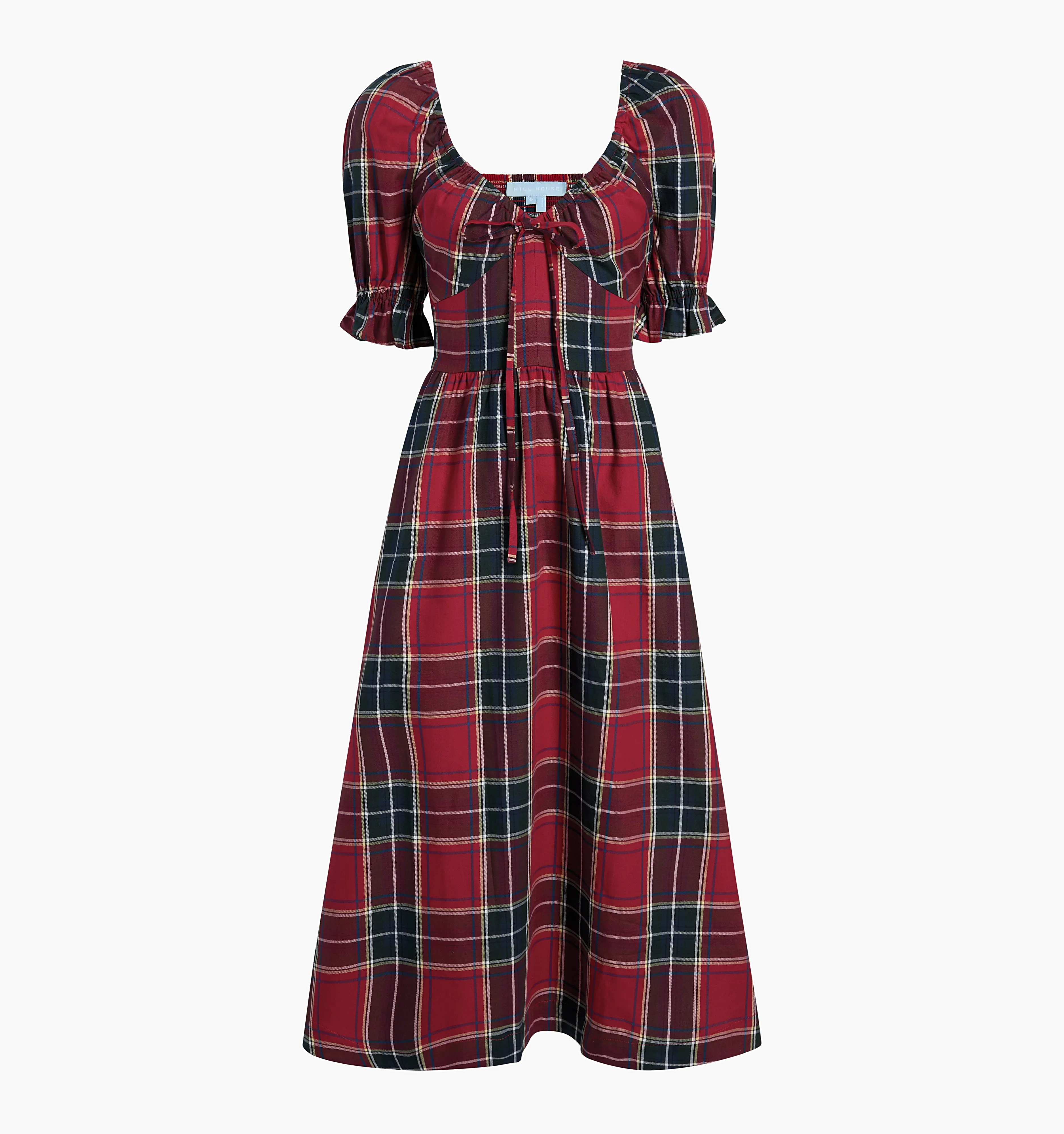 The Ophelia Dress - Red Tartan